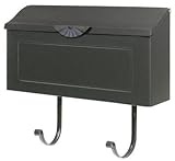ソーラーグループメールボックスAmboy 6 " x 4.6 " X 16.4 "ブラック