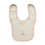 オーガニックコットン　日本製　ベビー赤ちゃん用　ワッフルスタイ　よだれかけ　ピンク　ORGANIC GARDEN　オーガニックガーデン