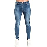 [BartEarl] ジーパン ストレッチ メンズ ジーンズ スキニー デニム 美脚 細身 スーパーストレッチ カジュアル 1957 darkblue XL