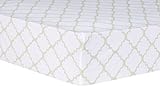Trend Lab Sea Foam Quatrefoil Fitted Crib Sheet, Sage by Trend Lab [並行輸入品]