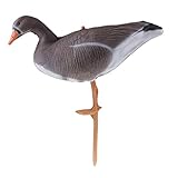 F Fityle 狩り　鴨　全身ガチョウ　動物モデル　芝生　置物　環境に優しい　装飾品　全３タイプ - 休息ガチョウ
