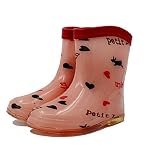 Double Two レインブーツ キッズ キッズシューズ 子供靴 長靴 男女兼用 雨靴 レイン ベビー キッズ 女の子 男の子 雨靴 ミドルブーツ 滑り止め カラーフル 梅雨 (21)