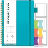 Regolden-Book ノートブック A5 ハードカバーノートブック リングノート