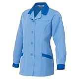 秋冬物 AITOZ アイトス  レディース長袖スモック AZ-6366  007サックス M