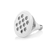 園芸 屋内で植物が育つ LED植物育成ライト ランプ 植物育成用LED 光合成 ライト 照明 (24W)