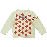 CHILD CHAMP(チャイルド チャンプ) 10/-天竺水玉長袖Tシャツ 110cm /アイボリー NO.C-86151101