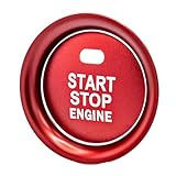 スカイベル(SKYBELL) エンジン スタート スターター ボタン カバー リング 2pセット マツダ cx-3 cx-4 cx-5 アテンザ 他 対応 (レッド)