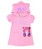 ANAP KIDS リップちゃんポケットくま耳ワンピース ピンク 110