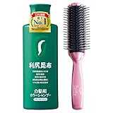 Sastty (サスティ) 【白髪用】利尻カラーシャンプー (ダークブラウン) 200ml 【ミネラルイオンブラシ付】