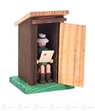 およそ 7 つの cm の鉱石山のクリスマス図木図の男の子の高さのミニチュア洗面所のミニチュア家