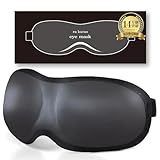 ra karas【低反発でシルク質感】アイマスク 睡眠用 遮光率99.99％ 【睡眠栄養指導士 監修】 遮光 安眠 立体 睡眠マスク 3Dフォルム ヘッドバンド&アジャスター