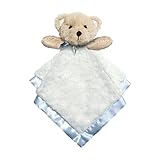 Baby Dumpling Heaven Sent Plush Snuggle Bear Blankie, Boys, Blue by Baby Dumpling