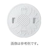 【個人宅配送不可】【5枚】 耐圧マンホールカバー(T-2花柄) 250型 ホワイト 250型 花柄 （文字なし/穴なし） JT2-250SFW JOTO 城東テクノ アミ【代不】