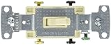 Hubbell Wiring Systems RS415I tradeSELECT Four Way Toggle Switch with Self-Grounding and Side Wire T