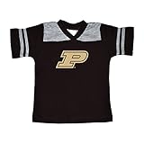 NCAA Purdue Boilermakers幼児用男の子サッカーシャツ、ブラック、2