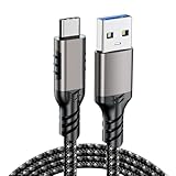 USB Type C ケーブル 3M USB A to USB C ケーブル 【10Gbpsデータ転送 3A急速充電】 USB3.2 Gen2標準 QC3.0対応 ナイロン編み MacBook Pro/Air、Galaxy、Pixel、Xperia等タイプc機種対応