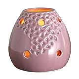 Westinghouse Fragrance Warmer, Cascading Texture Ceramic, 1 Piece Promotional Vanilla Scented Disc [