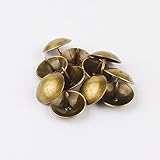 Newone 【50個】 太鼓鋲 直径16mm/19mm/23mm ブロンズ ＤＩＹ 古銅 スタッズ ピン 手工芸品の釘 (直径：19mm；19*12mm)