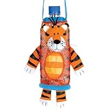 ステファンジョセフ　男の子用オレンジタイガーマスコット付メッシュペットボトルホルダー,トラ,ペットボトルケース,Stephen Joseph,虎,とら遠足 [並行輸入品]