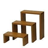 Welcome wood ウッドステージ45型　3段タイプ　  色はブライトブラウン（ＢＢ）　　【完成品】　組み立てる必要なし！！　個別に移動できるのでとっても便利！！
