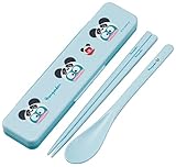 スケーター(Skater) コンビセット 箸 スプーン セット はんぎょどん かぶりもの 18cm 抗菌 大人用 日本製 CCS3SAAG-A