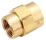 ANDERSON METALS 756119-0804 1/2" x 1/4" Brass Bell Reducing Coupling [並行輸入品]