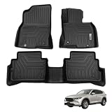 [自動車整備士監修] クラフトワークス CX-5 KF系 フロアマット 車 防水 [丸洗い可能] [ピッタリフィット] 3D マット 車種専用 1・2列目 内装 アクセサリー CRAFT WORKS KF系 AT車 専用 【A】