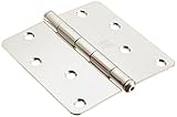 National Hardware V514RC 4" Door Hinge in Stainless Steel [並行輸入品]