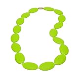 Jelly Strands Hampton Baby Teething Necklace Spring Green by Jelly Strands
