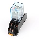 uxcell AC 110V パワー　リレー 10A DPDT LY2NJ PTF08A ソケット　ベース