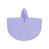 エルフ ベビー(Fairy Baby) キッズレインポンチョ レインウェア フード付き 男の子 女の子 通学 雨合羽 パープル