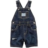 カーターズ Carter's/ ディストレストデニムショートオール ブルー ボトムスデニムショートパンツ 6ヶ月【並行輸入】