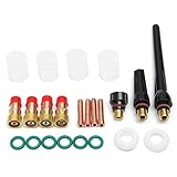 23 PC TIG 溶接アクセサリカップガスケットの TIG トーチ WP -17/18/26 ガスレンズにフィット