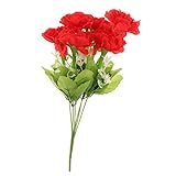 Lovoski 造花　カーネーション　人工フラワー　ブーケ　家の装飾　全５色選ぶ - 色4