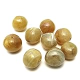 アクリルビーズ変形カット ベージュ 60個セット