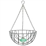 Gardman Traditional Hanging Basket 01015 Green