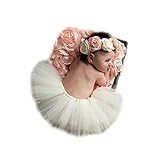 ファッションユニセックス新生児女の子赤ちゃん服装写真小道具Headdressチュチュスカート