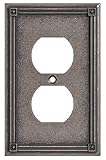 Libertyハードウェアw16046 – 904-uシルバーRuston 1ギャングデュプレックスプレート