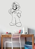 Super Marioビニールデカール取り外し可能な壁ステッカーホームキッズ子供男の子の部屋のビデオゲームアート家庭用品デコレーション、装飾sum6