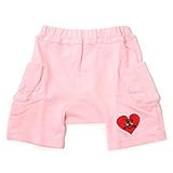 Anak Jujur カーゴ ハーフパンツ ワッペン付き Cargo Half Pants 【ピンク】 【size:90】