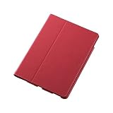 エレコム iPad Pro 9.7 (2016) ケース ソフトレザーケース 2段階調節 レッド TB-A16PLF1RD