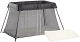 BabyBjorn Travel Crib Light Black and Fitted Sheet Bundle Pack by BabyBjorn Travel