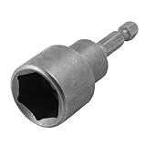 uxcell　ソケットビット　磁気ナットセッター　六角レンチ　ナットドライバービット　 6.31mmシャンク　18mmソケット　26.1mm長さ