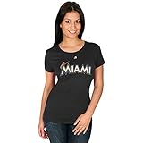 ジャンカルロ・スタントンMiami Marlins # 27 MLB Women 's Player Tシャツ( XXLarge )
