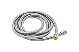 Senlesen Extra Long Stainless Steel Handheld Shower Hose (9.8 Ft) (118 Inches) (3 Meters), Brushed N