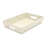 小物入れ トレー パンダン 持ち手付きバスケットトレイ [M] [ナチュラル] 机回り 収納 整理整頓 天然素材 アジアンテイスト 雑貨 南国リゾート