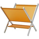 ナカバヤシ 折りたたみマガジンラック 荷物置き カバン置き オレンジ MA21-OR