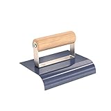 Bon 22-929 6-Inch by 4-Inch Blue Steel Sidewalk Edger with 1-Inch Radius and 1-1/8-Inch Lip with Woo