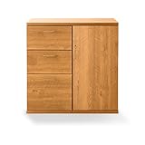 LOWYA （ロウヤ） 〈国産〉食器棚 キッチンカウンター 木目調 選べる6タイプ 大容量収納 可動棚 耐震ダボ付き アンティーク風 タイプB+C 幅96cm ナチュラル おしゃれ