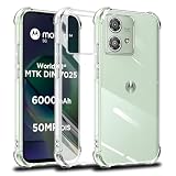 対応 Moto G64 5G ケース クリア ケース あんしんファミリースマホ MotoG64 5G カバー TPU 保護ケース カバー背面 シェル クバー ソフト 透明シェル ンプロテクター SENXLL-G64T1